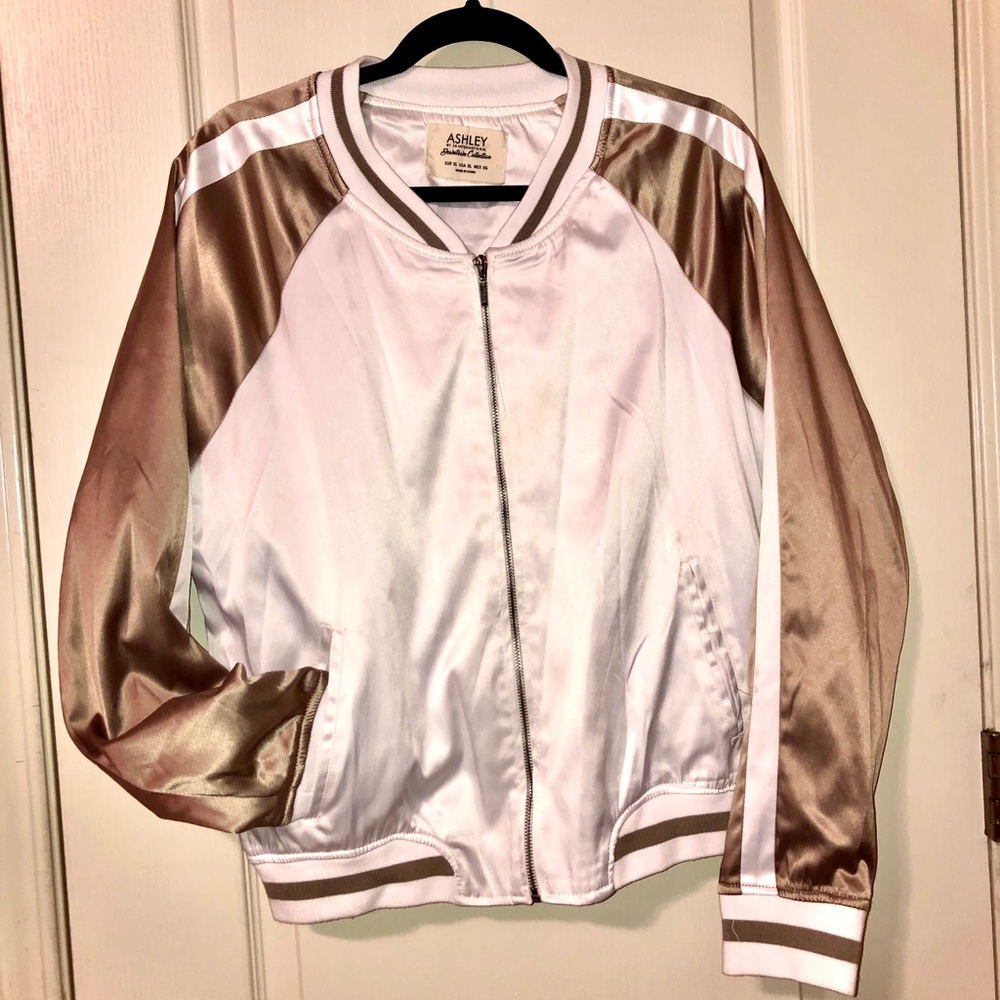 Satin Bomber Jacket